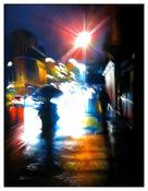 Image of Electric Echoes - original painting on canvas