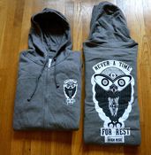 Image of "Never Rest" Zip Up (Grey)