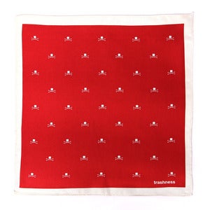 Image of Pocket Square Skulls