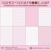 Image of Super-Scrapbook Paper Pad~Ballet