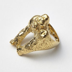 Image of  ♦ Pre-Order ♦          Gorilla ring Yellow Gold 