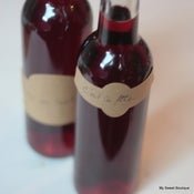 Image of  Etiquettes pour bouteilles - 2 modèles - 4 coloris