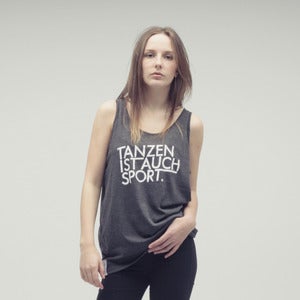 Image of tanzen ist auch sport tanktop dark