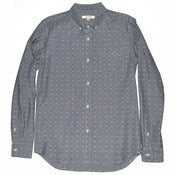 Image of Ink Chambray Dobby Steven Shirt