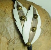 Image of Studded Leaf Pair Headband