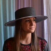 Image of Wide brim braid hat ($310)