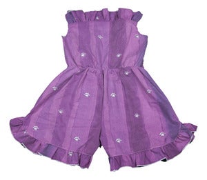Image of Purple playsuit size 10 to 12