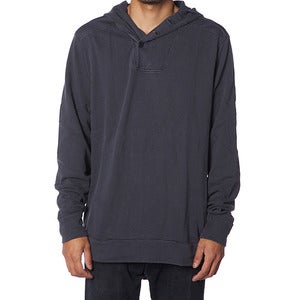 Image of BUTTON HOOD | BLACK 