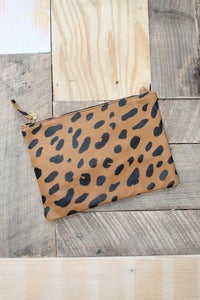 Image of Clare Vivier  Flat Clutch Jaguar