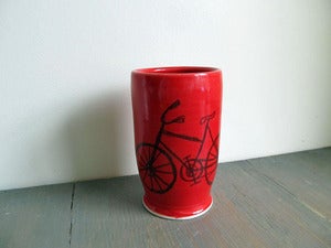 Image of Red Bike Tumbler