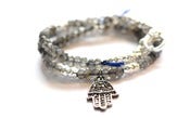Image of Diamond Hamsa gemstone bracelet by Vivien Frank