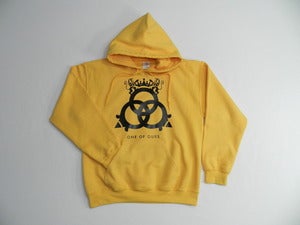 Image of Honey Hooded Sweatshirt Black Matte Logo