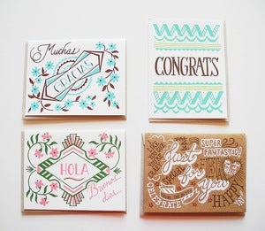 Image of Silk Screened Cards by Beau Ideal