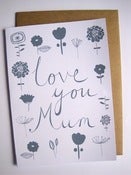Image of LOVE YOU MUM card in slate 