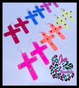 Image of ✖Cross ColorFul Spike✖ EarRings