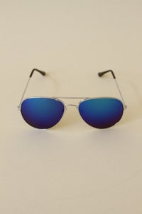 Image of Reflective Aviators in Cerulean