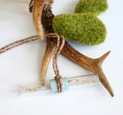 Image of Capsule Necklace - aqua