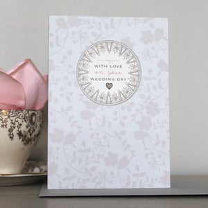 Image of Bijou Blossom - Wedding Day Card