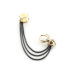 Image of Spider Ear Cuff Stoneset