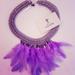 Lilac Chain Mail Necklace