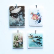 Image of Sale Lot 326: 4 x Alice in Wonderland Pendants