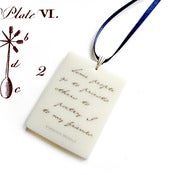 Image of Virginia Woolf Quote Pendant
