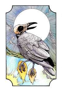 Image of "untitled crow" print
