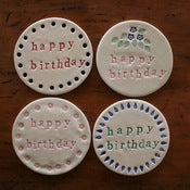 Image of happy birthday plaques standard