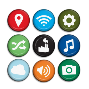 Image of Icon Button Set