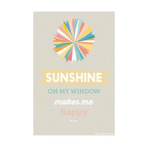 Image of Sunshine on my window, Art Print