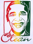 Image of "Clean" Barack Obama Silkscreened Poster