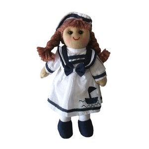 Image of Mini Sailor Girl Rag Doll by Powell Craft