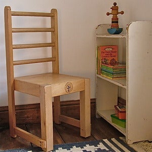 Image of Vintage 1970's Kindergarten Chair from Budapest