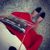 Image of Mini Clear Clutch/Chain Bag