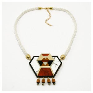 Image of Marble Deco Necklace