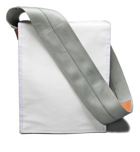 Image of Shoulder Pack Messenger Bag / White