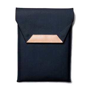 Image of Folded Felt Laptop Sleeve / Black