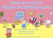 Image of Peppa Pig Invitation #2