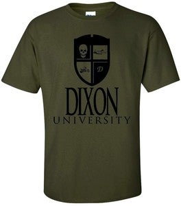 Image of DIXON UNIVERSITY T-SHIRT (FOR FANS OF DARYL DIXON FROM THE WALKING DEAD)