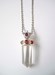Image of Clear Quartz 7 Chakra Crystal Necklace.