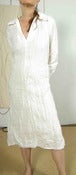 Image of 13.2.09 linen tunic with saddle stitch