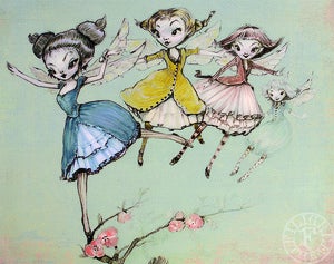 Image of Fairy Swarm Art Print by the Filigree 8x10