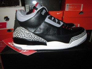 Image of Air Jordan III (3) Retro "Black Cements" 2011 *SOLD OUT*