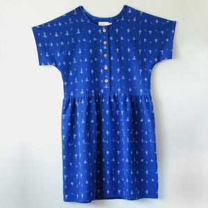 Image of Marguerite Dress No.4- Cotton Ikat