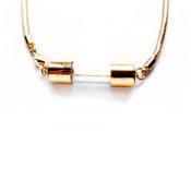 Image of last reFUSE snake chain necklace