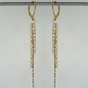Image of spike/chain earrings