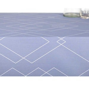 Image of Oil cloth, Dale blue