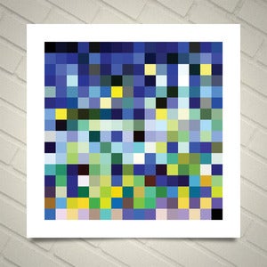 Image of Series 256 — Based on the colors from Vincent van Gogh's Starry Night