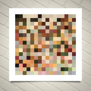 Image of Series 256 — Based on the colors from Michelangelo's Creation of Adam