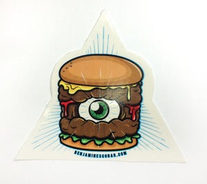 Image of EYE OF BURGER sticker pack